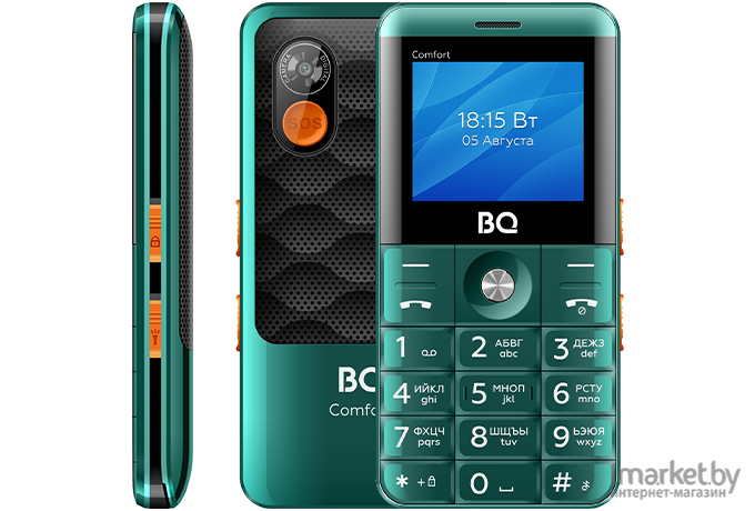 Мобильный телефон BQ Comfort BQ-2006 Green/Black