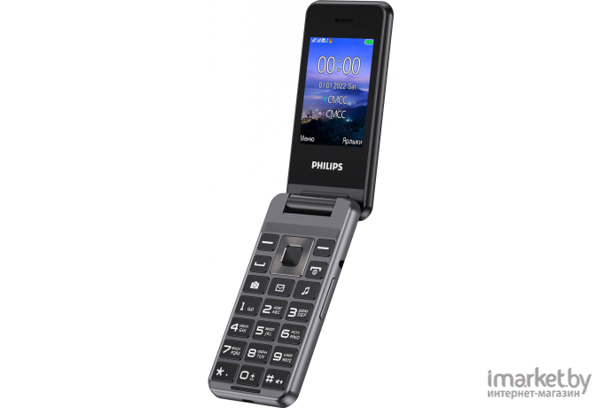 Мобильный телефон Philips Xenium E2601 темно-серый