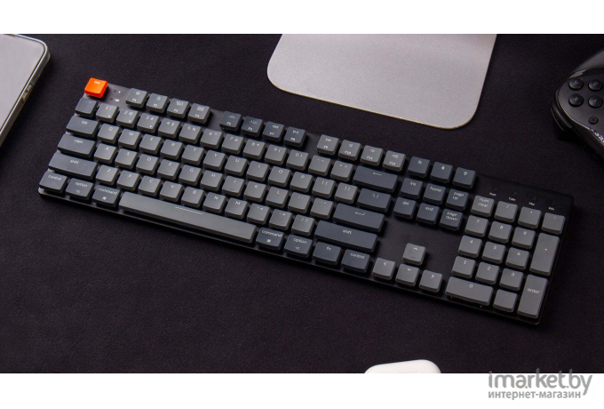 Беспроводная клавиатура Keychron K5SE Black (RGB, Hot-Swap, ABS+Alum, Keychron Optical Blue Switch)