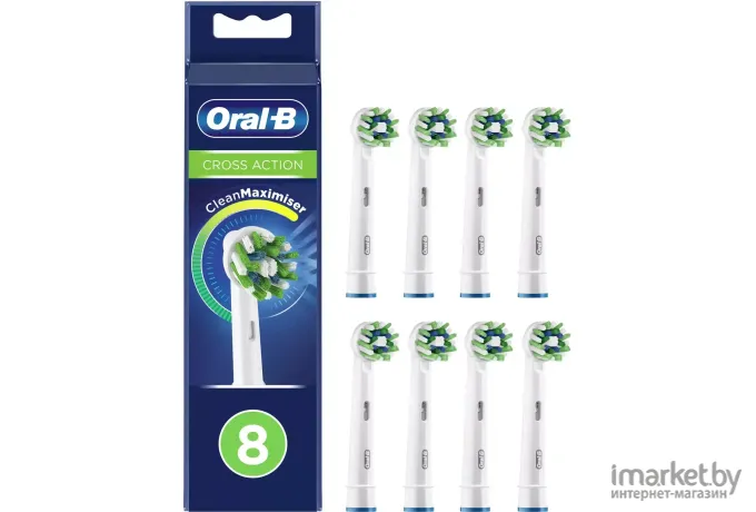 Насадки для зубных щёток Oral-B CrossAction EB 50-8 (8 шт)