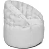 Бескаркасное кресло Loftyhome Энджой XL рогожка Bagama White