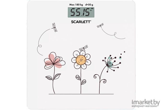 Напольные весы Scarlett SC-BS33E025 Flowers