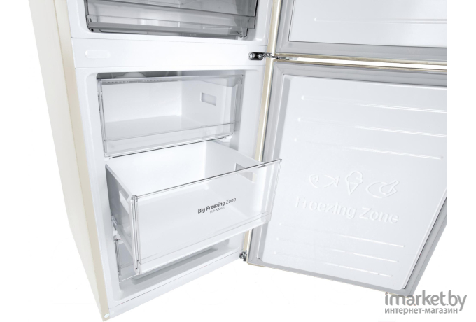 Холодильник LG GW-B509SEZM Бежевый
