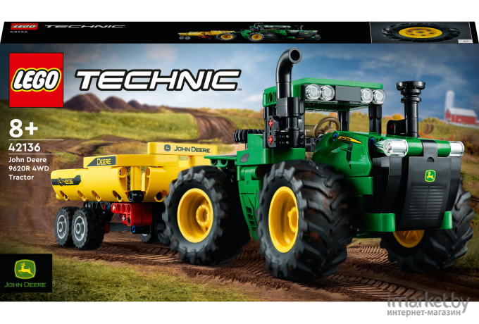 Конструктор Lego Technic John Deere 9620R 4WD Tractor (42136)