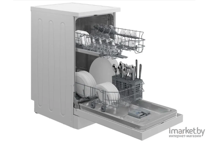Посудомоечная машина Hotpoint-Ariston HFS 1C57 узкая белый (869894600010)