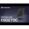 Твердотельный накопитель SSD Transcend External 1.0Tb ESD270C черный (TS1TESD270C)