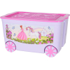 Ящик для игрушек Эльфпласт KidsBox лавандовый/розовый (EP449-2)