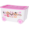 Ящик для игрушек Эльфпласт KidsBox белый/розовый (EP449-4)