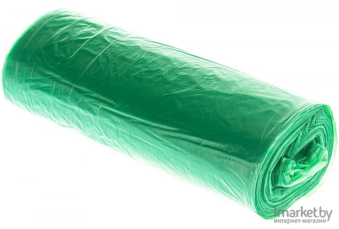 Мешок для мусора Grass в рулоне 60л 55*65 зеленый (PP-0028)