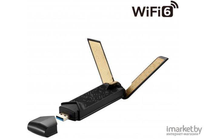 Wi-Fi адаптер ASUS USB-AX56 (90IG06H0-MO0R10)
