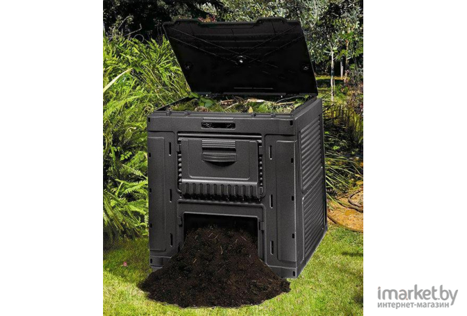 Садовый компостер Keter E-Composter 470л черный (231415)