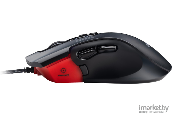 Мышь Oklick GMNG XM004 черный/красный