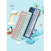 Механическая клавиатура UGREEN KU101-15227, USB+BT, 84 клавиши, 15 режимов подсветки, Pink