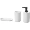 Набор аксессуаров для ванной Ikea Стураван белый (704.290.03)