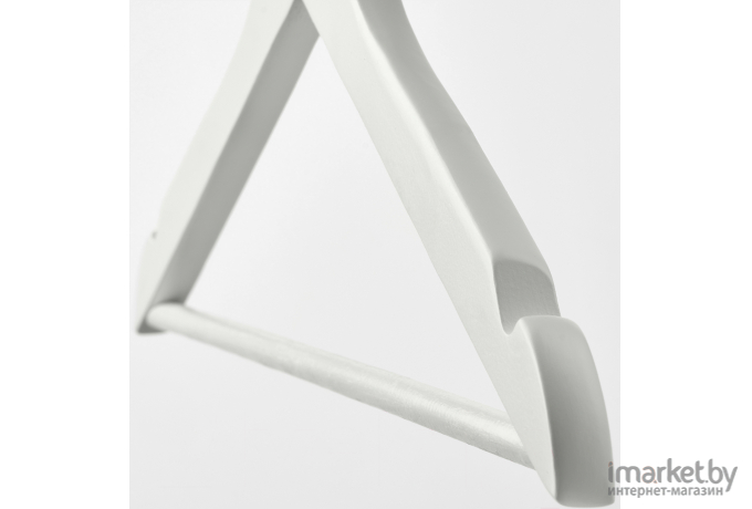 Набор вешалок-плечиков Ikea Бумеранг белый (702.385.41)
