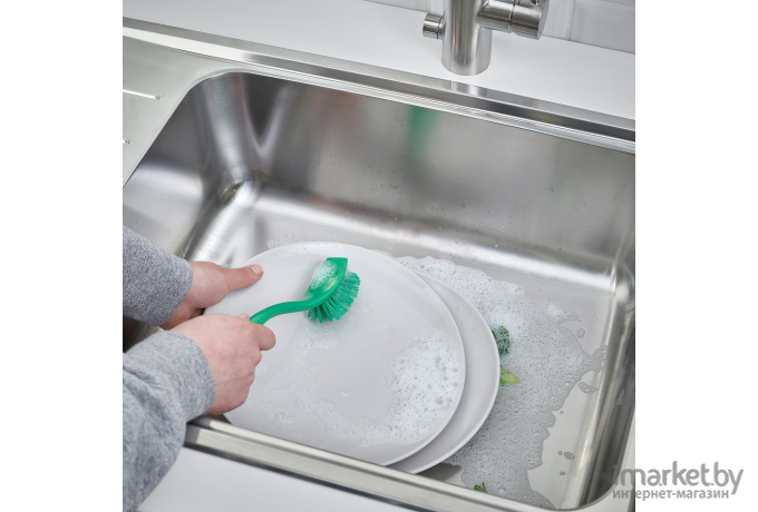 Щетка для мытья посуды Ikea Антаген ярко-зеленый (605.342.26)