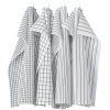 Набор кухонных полотенец Ikea Ринниг белый/темно-серый (204.763.46)