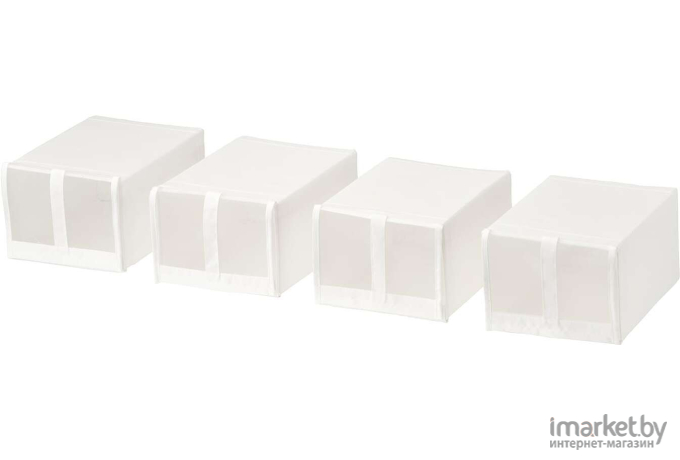 Набор органайзеров для хранения обуви Ikea Скубб белый (901.863.91)