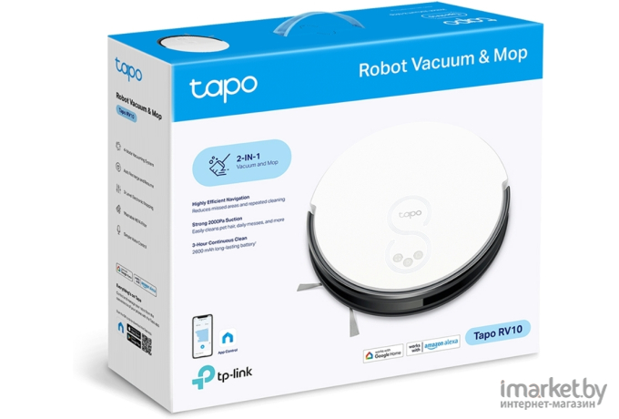 Робот-пылесос TP-Link Tapo RV10 белый