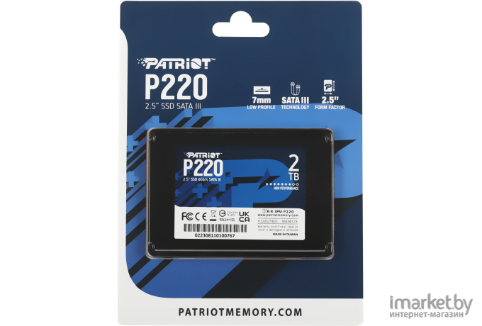 SSD-накопитель Patriot 2Tb (P220S2TB25)