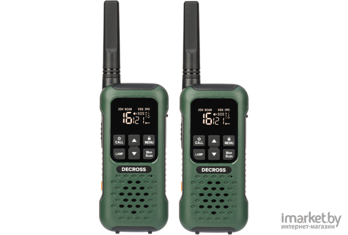 Набор радиостанций Decross DC93 Dark Green Twin (DC9315114502000)