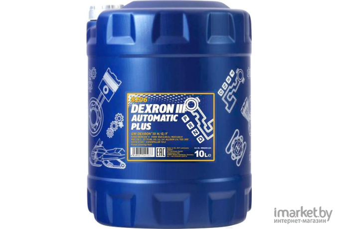 Трансмиссионное масло Mannol ATF Dexron III 8206 10л