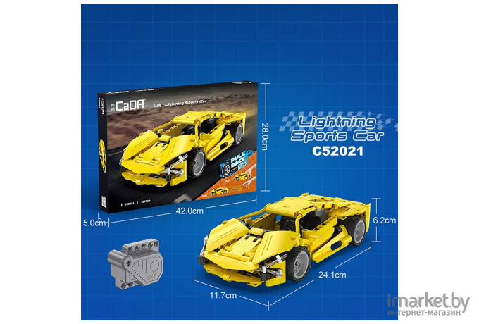 Конструктор CaDa Спортивный автомобиль Lightning Sports Car (C52021W)