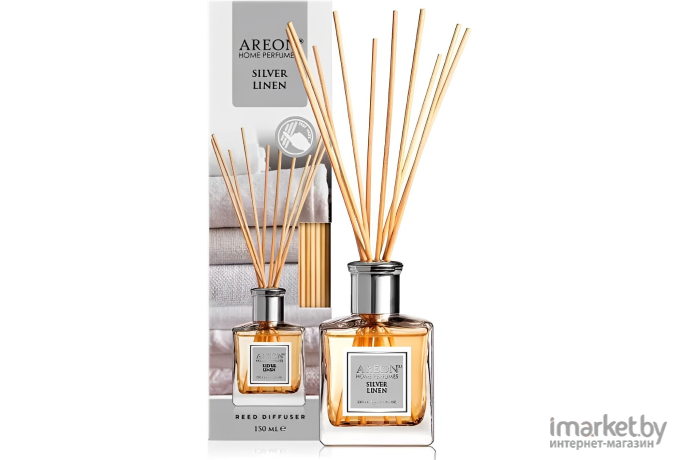 Аромадиффузор Areon Home Perfume Sticks Silver linen New 150мл