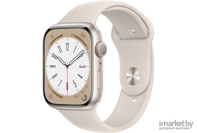Смарт-часы Apple Watch Series 8 45mm Starlight S/M A2771 (MNUP3LL/A)