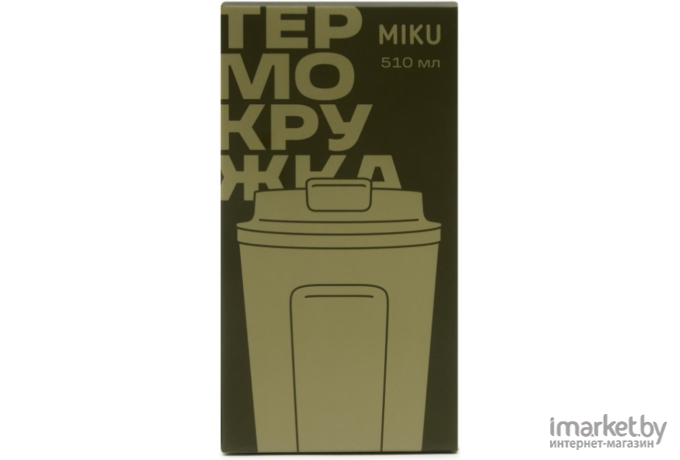 Термокружка Miku 510 мл (оливковый)