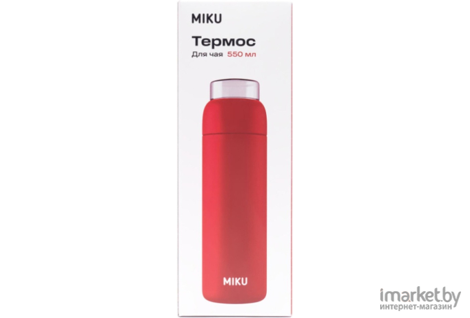 Термос Miku 550 мл (красный)