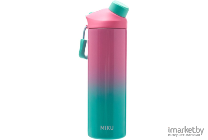 Фляга-термос Miku 700 мл (розовый/бирюзовый)