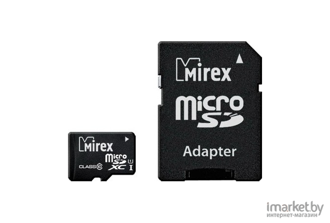 Карта памяти Mirex microSDXC UHS-I (Class 10) 64GB (13613-AD10SD64)