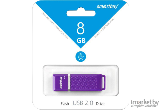 USB Flash Smart Buy Quartz Violet 8GB [SB8GBQZ-V]