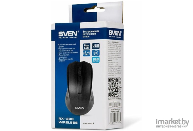 Мышь SVEN RX-300 Wireless