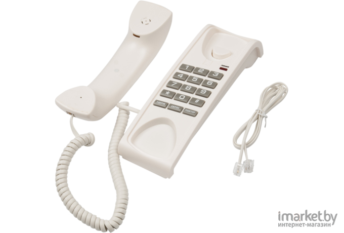Проводной телефон Ritmix RT-007 (белый)