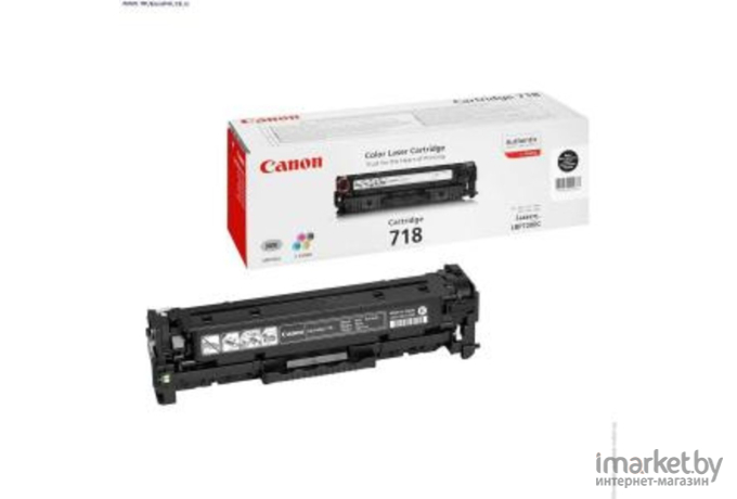 Картридж для принтера Canon 718 Black (2662B002AA)