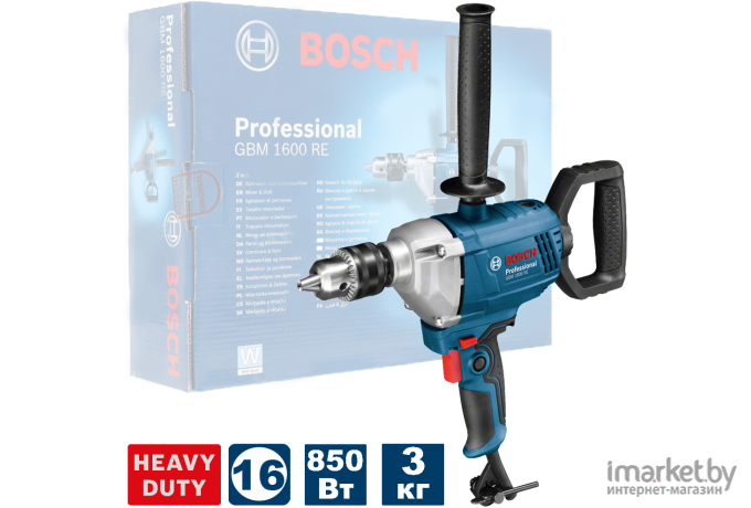 Профессиональная дрель Bosch GBM 1600 RE Professional (0.601.1B0.000)
