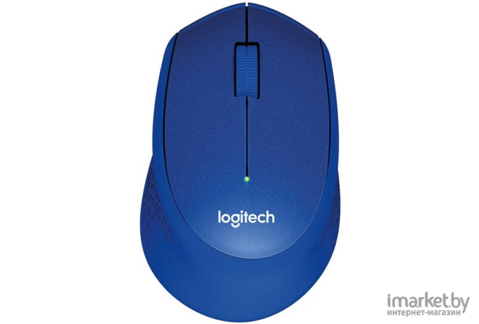 Мышь Logitech М330 Silent Plus синий (910-004910)