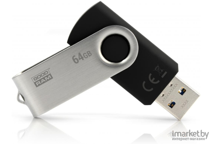 USB Flash GOODRAM UTS3 64GB (черный) [UTS3-0640K0R11]