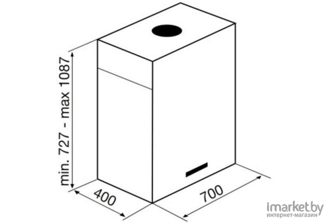 Вытяжка Korting KHA 7950 X Cube