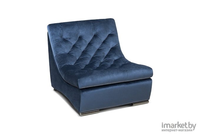 Кресло Woodcraft Монреаль Премиум Barhat Blue синий 124571