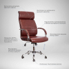 Кресло офисное AksHome Alexander Chrome Eco коричневый