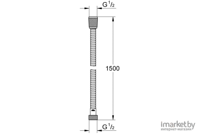 Душевой шланг Grohe Relexaflex Metal Longlife 28143000 (хром)