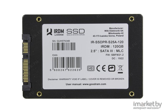 SSD GOODRAM IRDM 120GB IR-SSDPR-S25A-120